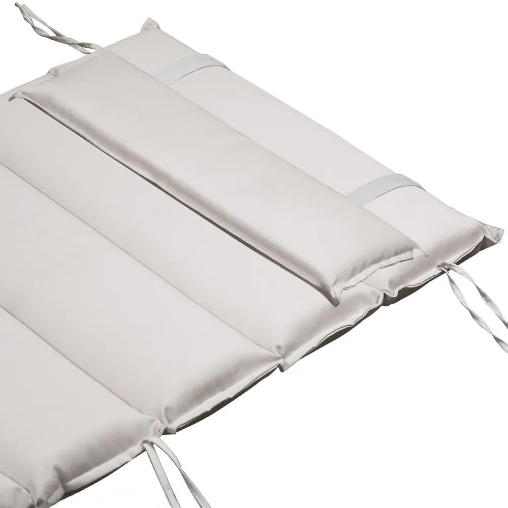 Detex Saltea pentru șezlong pentru saună BALI, 58x7x177cmcm, bej