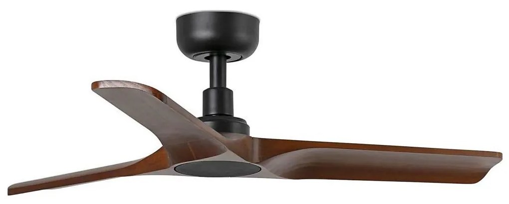 FARO 33806WT - Ventilator de tavan HEYWOOD S lemn/negru pr. 90 cm WT + DO