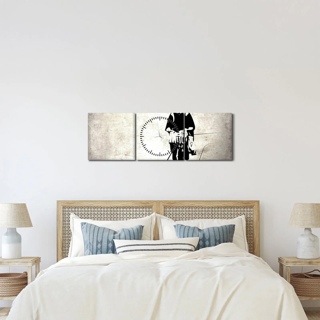 Tablou - Un sentiment de libertate (cu ceas) (90x30 cm)