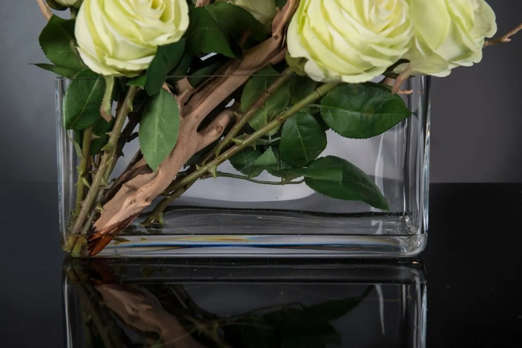 Aranjament floral ETERNITY RECTANGULAR SANTORINI