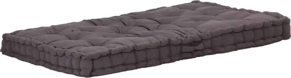 vidaXL Pernă podea canapea din paleți, 120x80x10, antracit, bumbac