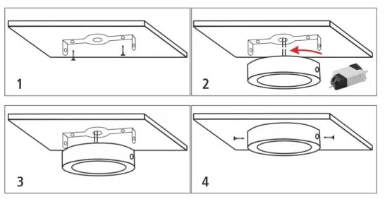 Plafonieră LED/24W/230V 4200K