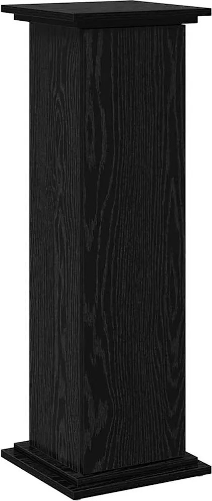 vidaXL Raft de expunere Stejar Negru 31 x 30 x 90 cm Lemn compozit