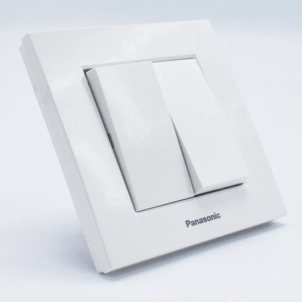 Comutator simplu Karre Plus Panasonic, ST, alb