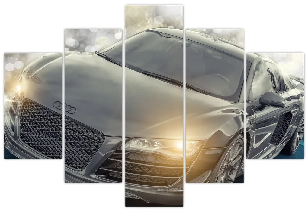 Tablou cu Audi - gri (150x105 cm)