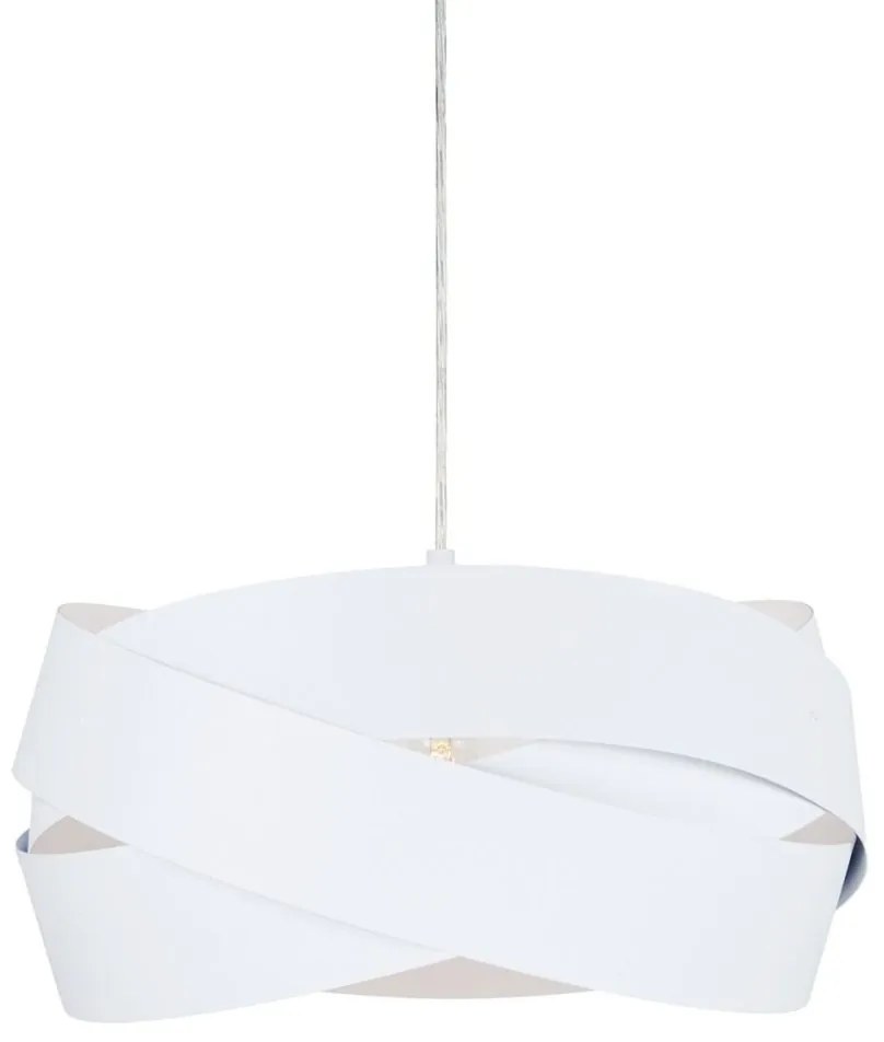 Pendul design modern Tornado alb