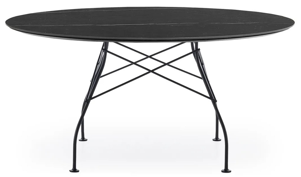 Masa de sufragerie GLOSSY XXL, varianta multipla - Kartell Culoare: Black Marquina / Black