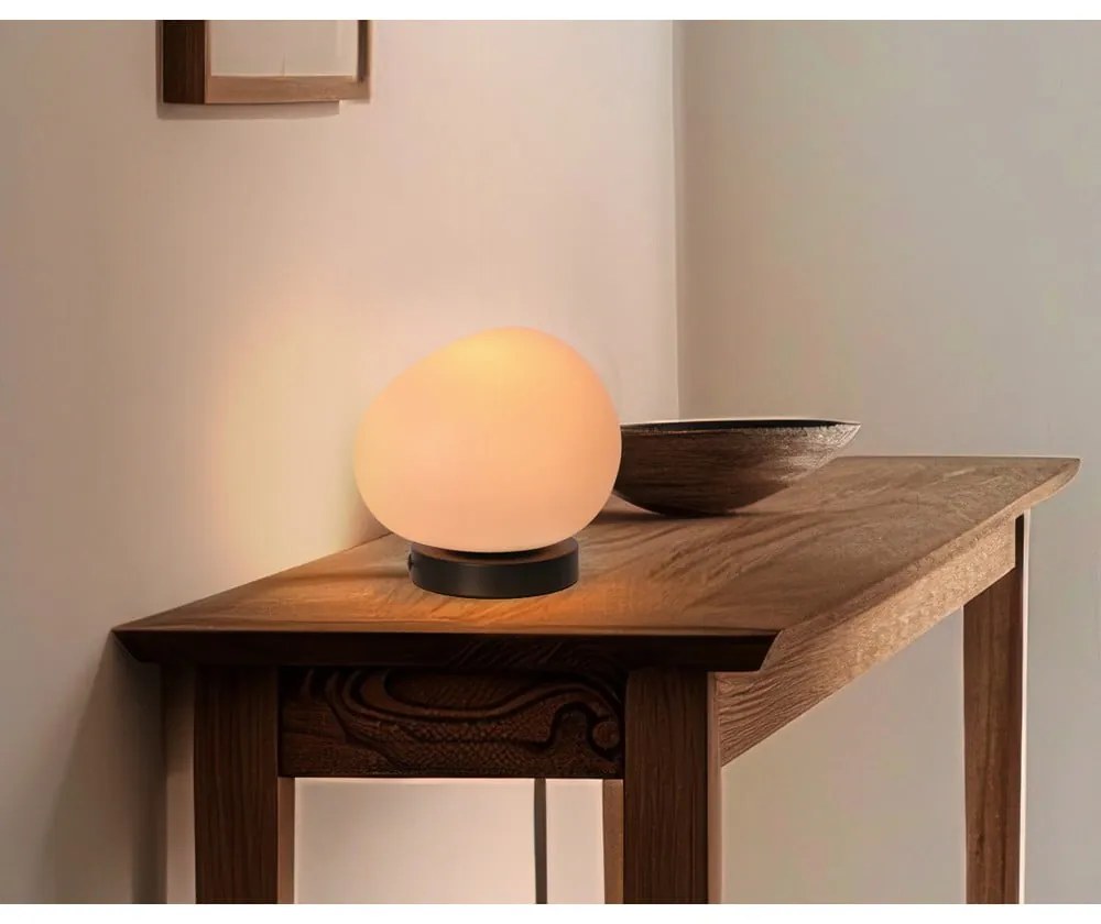Veioză alb-negru (înălțime 19 cm) Stones – Candellux Lighting
