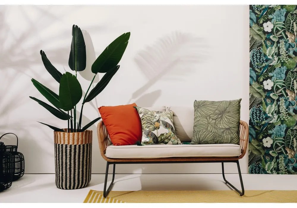 Set mobilier de grădină din ratan artificial Bonami Essentials Vistdal, bej