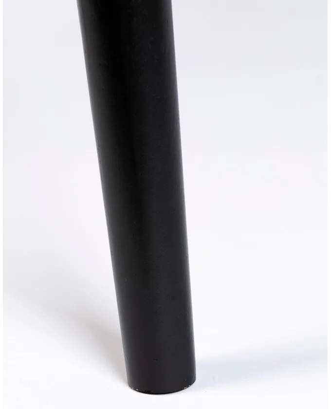 Masă de dining rotundă cu blat cu aspect de lemn de stejar ø 100 cm Fabio – White Label