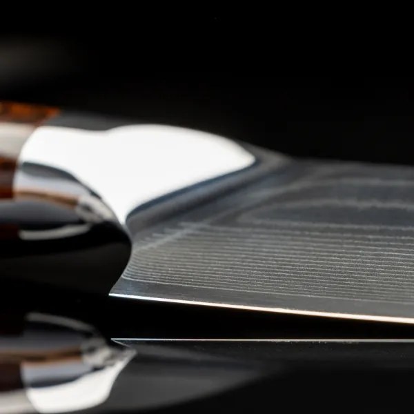 Gudaro - Cuțit de bucătar FENG din oțel Damasc 8", 67 de straturi de oțel, lungime 20 cm