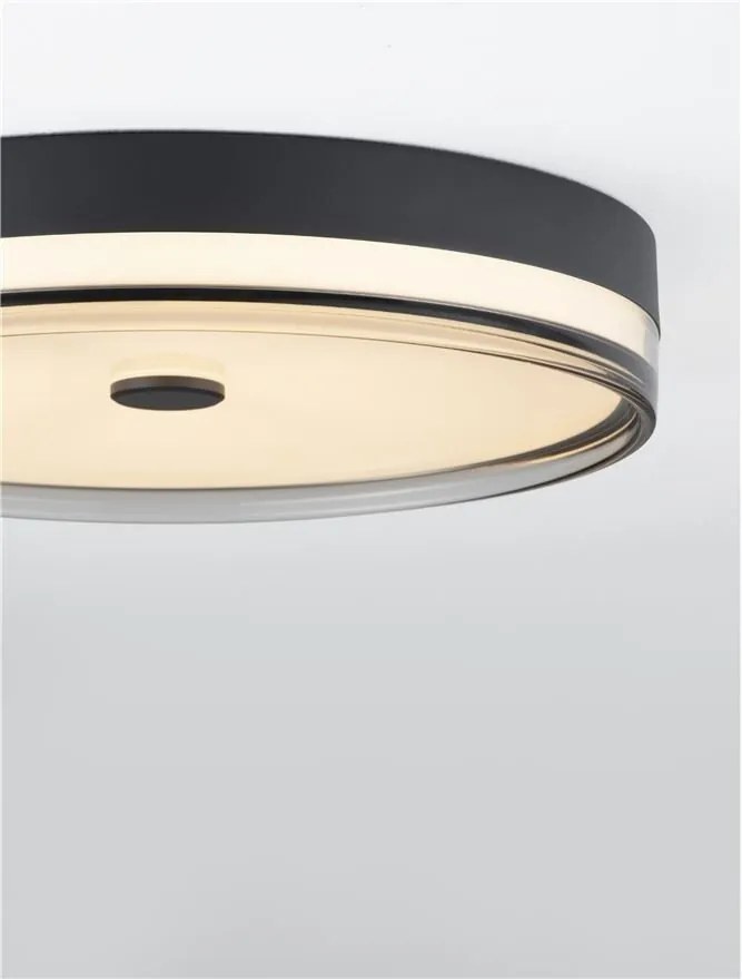 Plafoniera LED HELIOS negru D-50cm