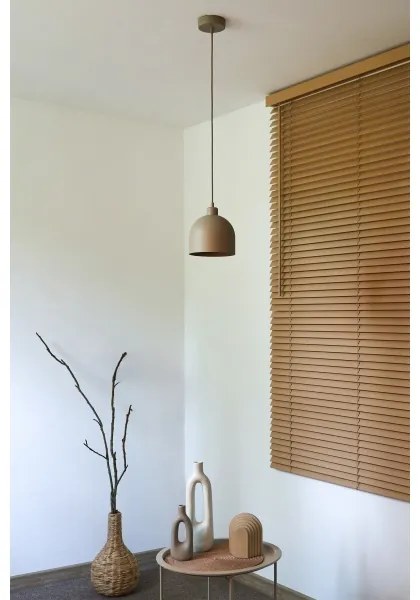 Duolla - Lustră pe cablu IRONLINE 1xE27/15W/230V Ø 17 cm bej