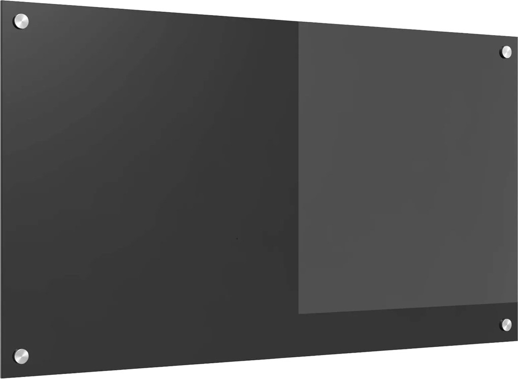 vidaXL Panou de bucătărie Gri închis 90 x 50 cm sticlă securizată