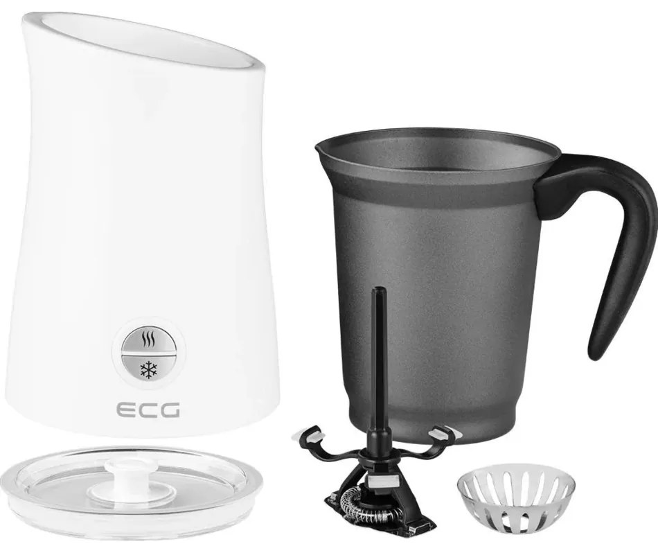 Aparat pentru spumă de lapte ECG NM 2255 Latte Art, alb
