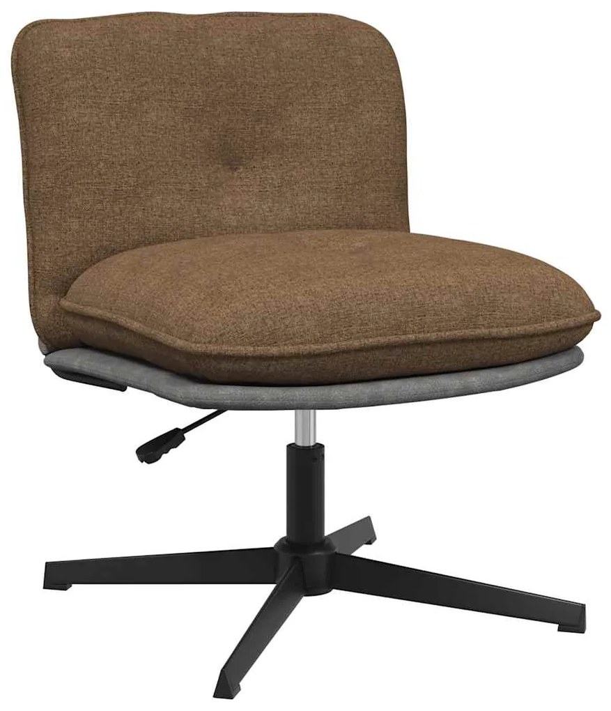 vidaXL Scaun de birou pivotant, gri taupe, material textil
