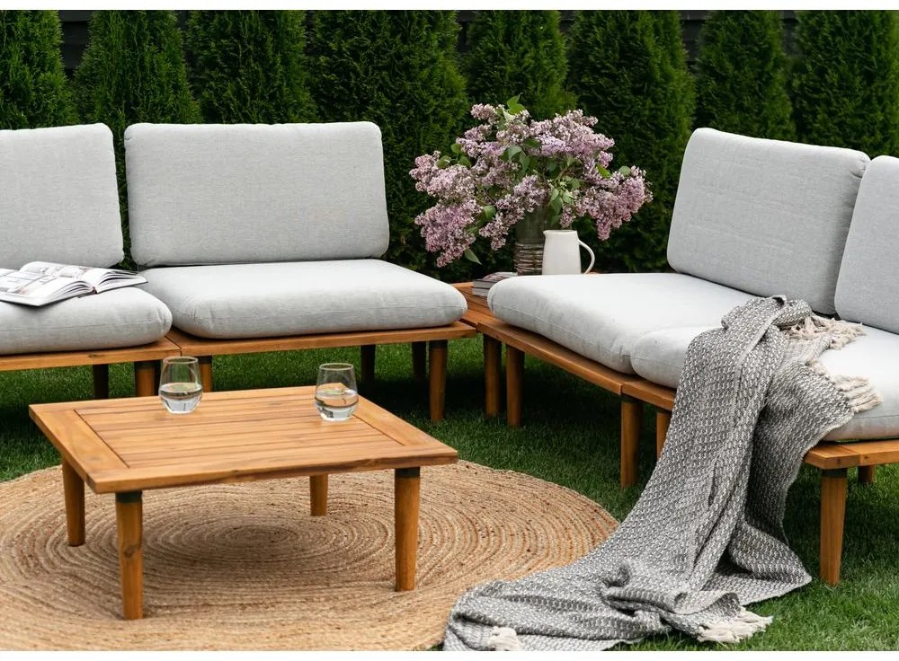 Set mobilier grădină Compobasso (pentru 4 persoane) (gri). 1098741