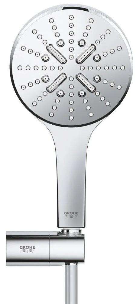 Grohe Rainshower Eco SmartActive 130 Set dus cu suport reglabil, crom