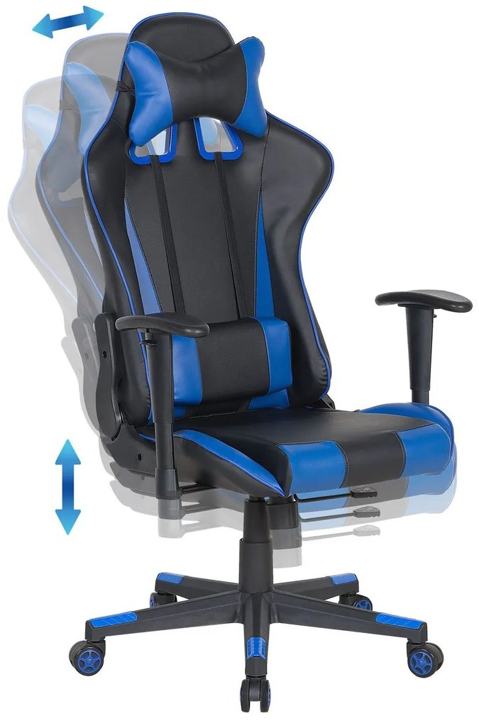 Scaun de birou Razor (albastru închis). 1011231