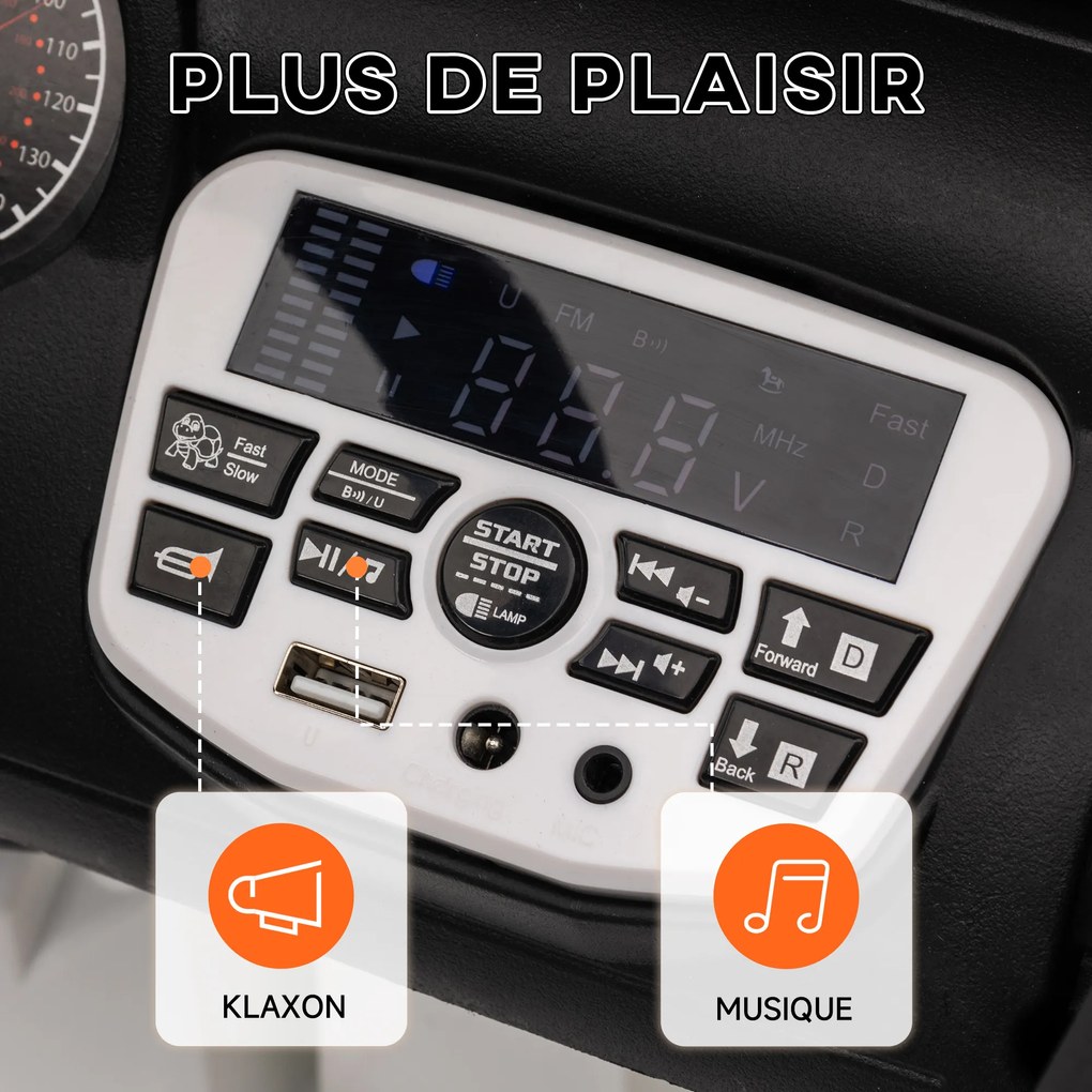 AIYAPLAY Buggy 4x4 mașină electrică pentru copii UTV cu telecomandă 2.4Ghz 2 motoare 12 V verde | Aosom Romania