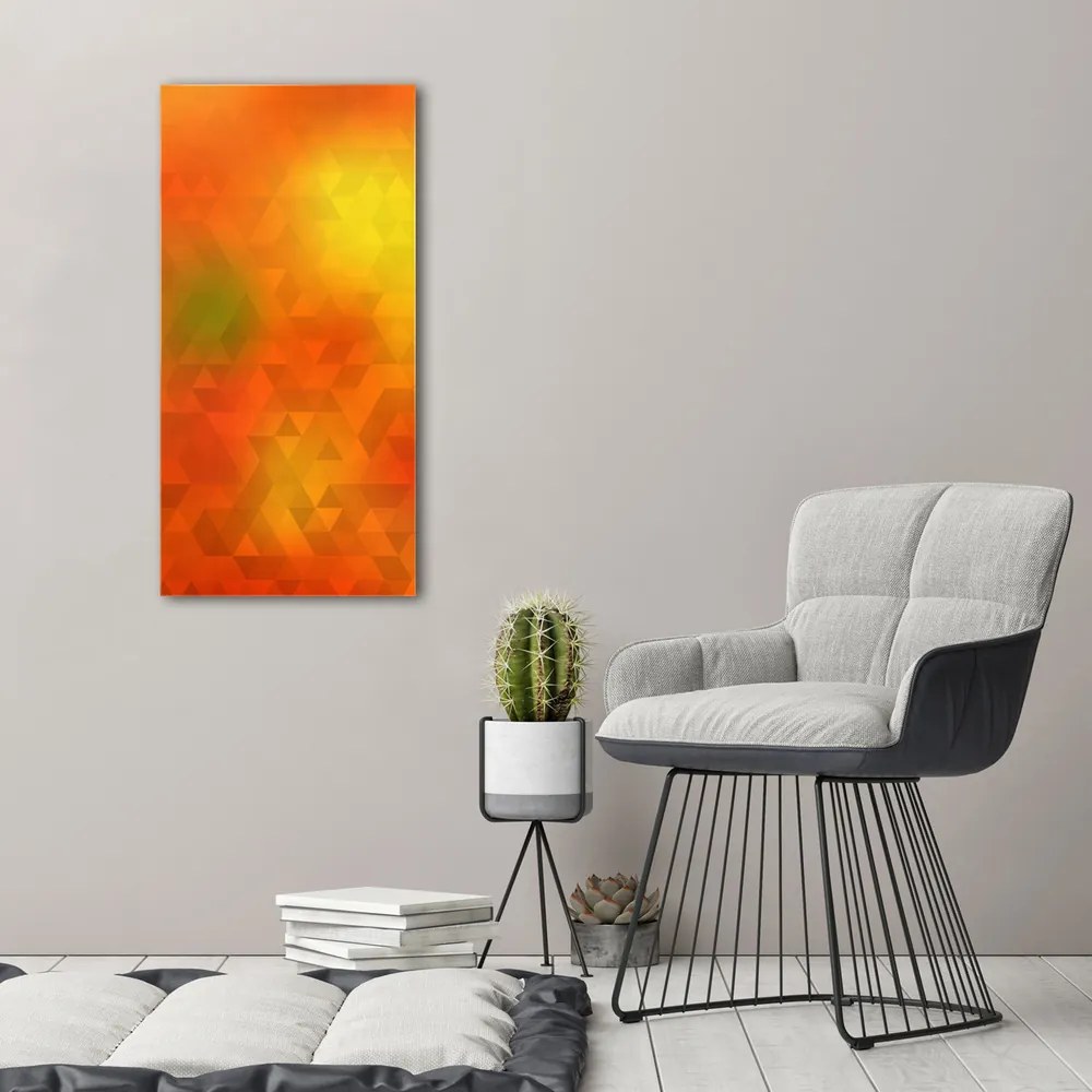 Tablou acrilic Triunghiuri abstractizare
