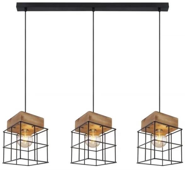 Lustră pe cablu MERRIL 3xE27/60W/230V Globo 15530-3H