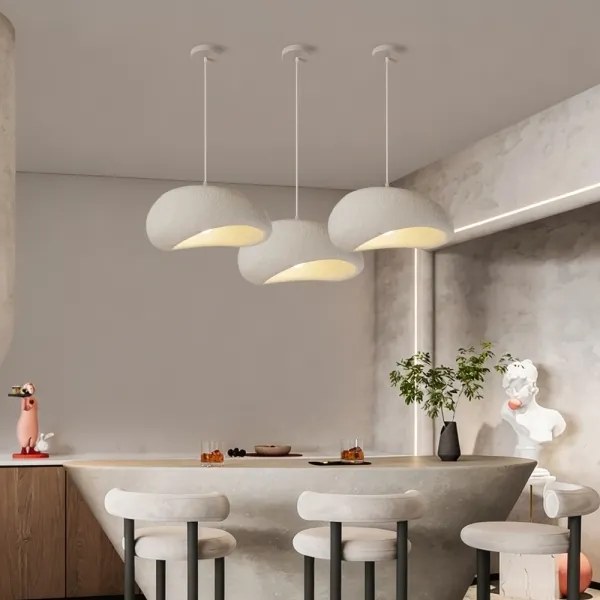 BRILAGI - Lustră pe cablu WABI SABI 1xE27/60W/230V Ø 40 cm albă