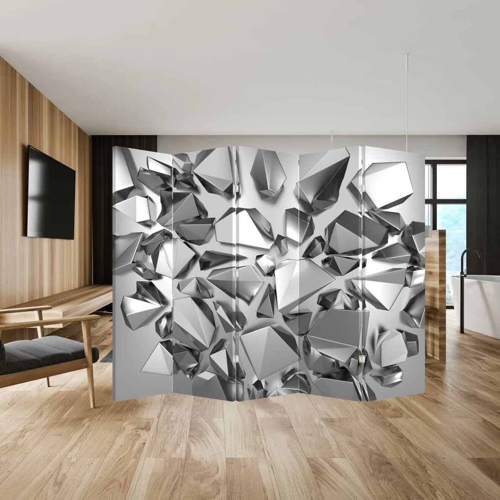 Paravan - Abstracție 3D (210x170 cm)