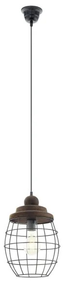 Eglo 49499 - Lustra BAMPTON 1xE27/60W/230V
