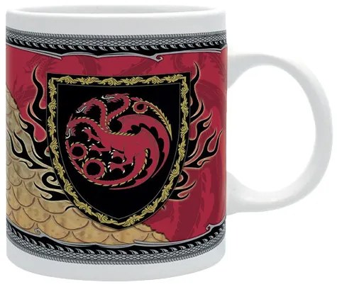 Cana ceramica licenta House of the Dragon - Casa Targaryen 320ml