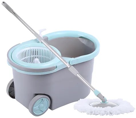 Set curatenie, galeata cu centrifuga si 2 rezerve mop rotativ 2 cm