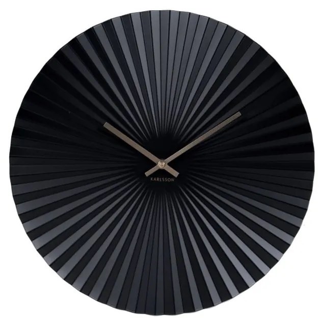 Ceas Karlsson Sensu, Ø 40 cm, negru