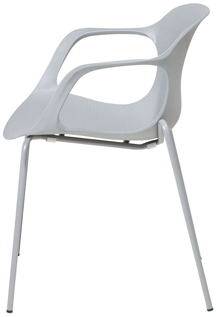 Set 2 buc. scaune pentru sufragerie Elbasan (gri deschis). 1009838