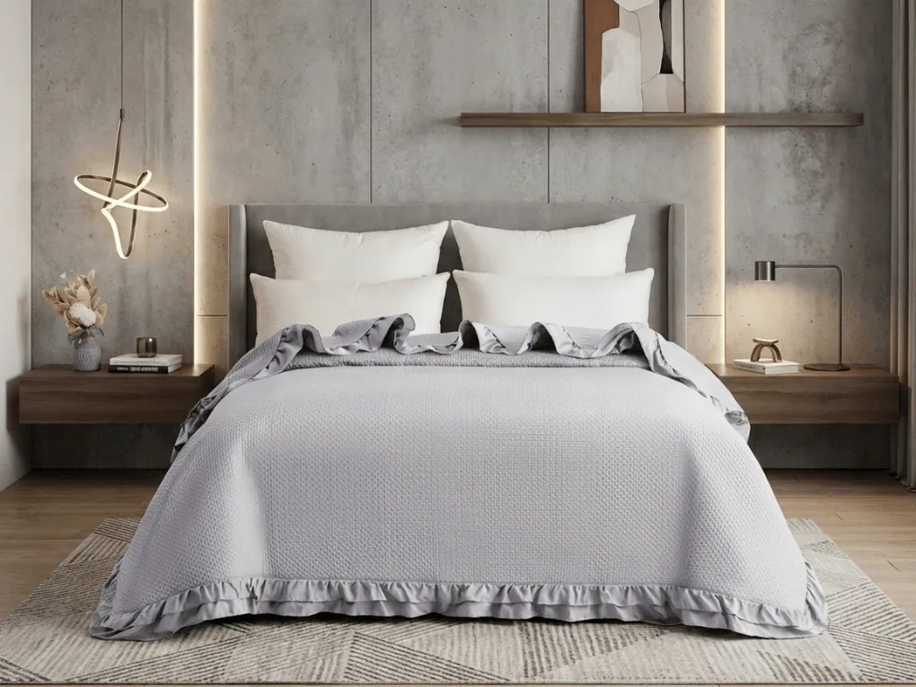 Cuvertura de pat MONTEGO, gri deschis Dimensiune: 220 x 240 cm
