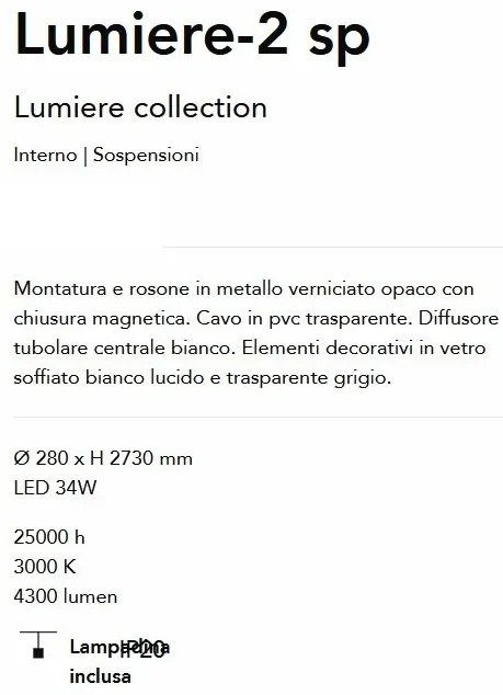 Lustra/Pendul LED design modern Lumiere-2 sp