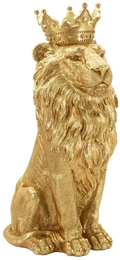 Mauro Ferretti Statuie Leul Rege Shant, 30 X 42 X 74 Cm | Aosom Romania