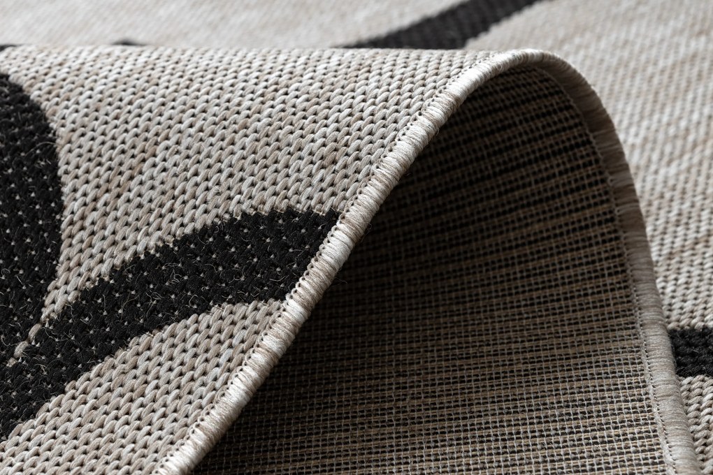 Covor sisal Floorlux 20608 marocani trellis argintiu si negru - SECUNDAR-COTATI PRODUSUL