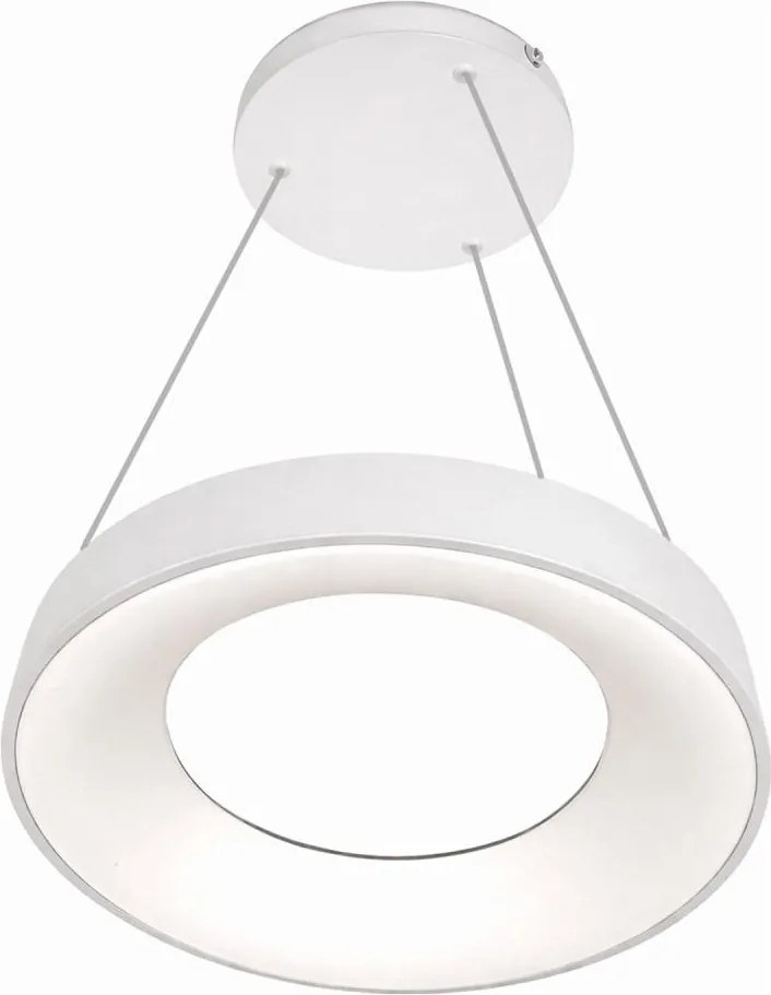 Lustră LED suspendată pe cablu DRAX LED/32W/230V 4000K, Ø 38 cm, albă