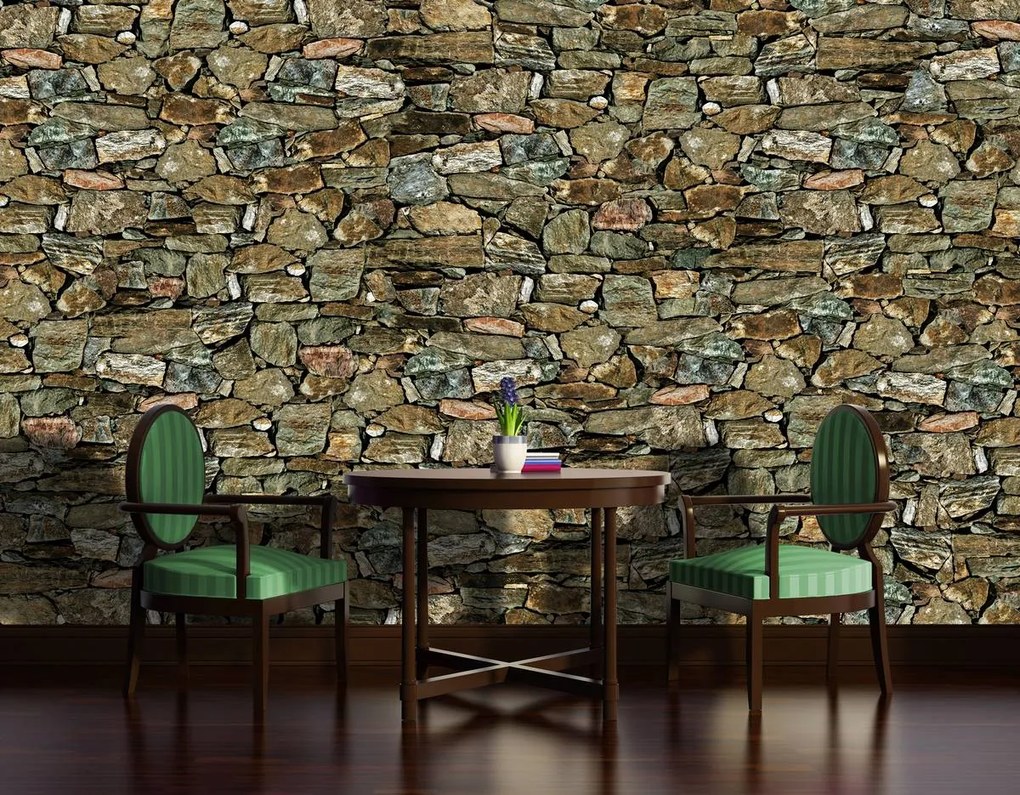 Fototapet - Stone Wall Rock (152,5x104 cm)