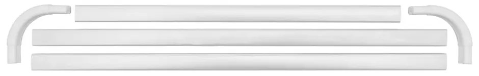 Bară pentru perdea de duș albă Era – Wenko