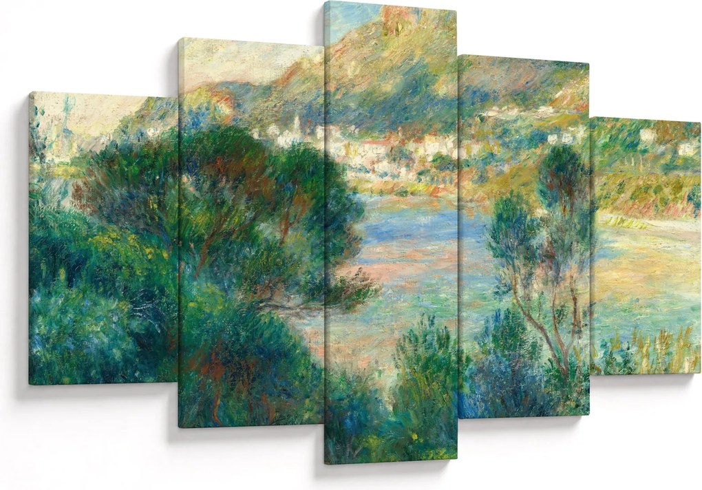 Tablou - Auguste Renoir, View of Monte Carlo from Cap Martin, reproducere (150x105 cm)