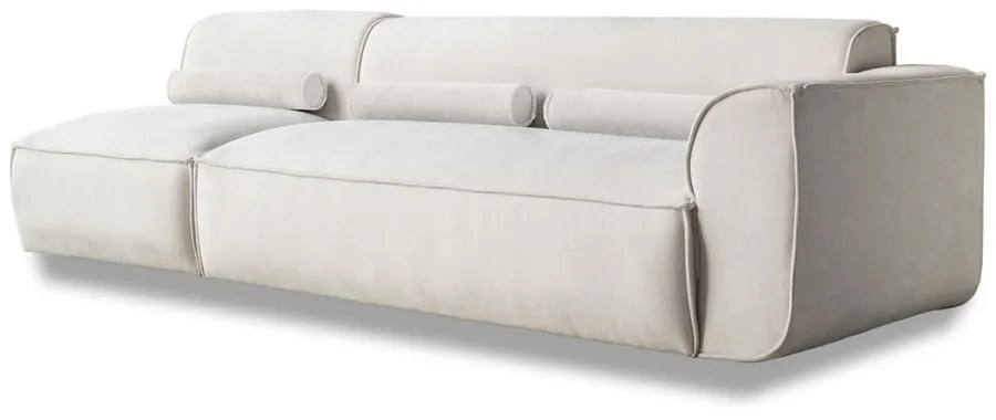 Șezlong modular alb (cu colț pe partea dreaptă) Flex Felix – Miuform