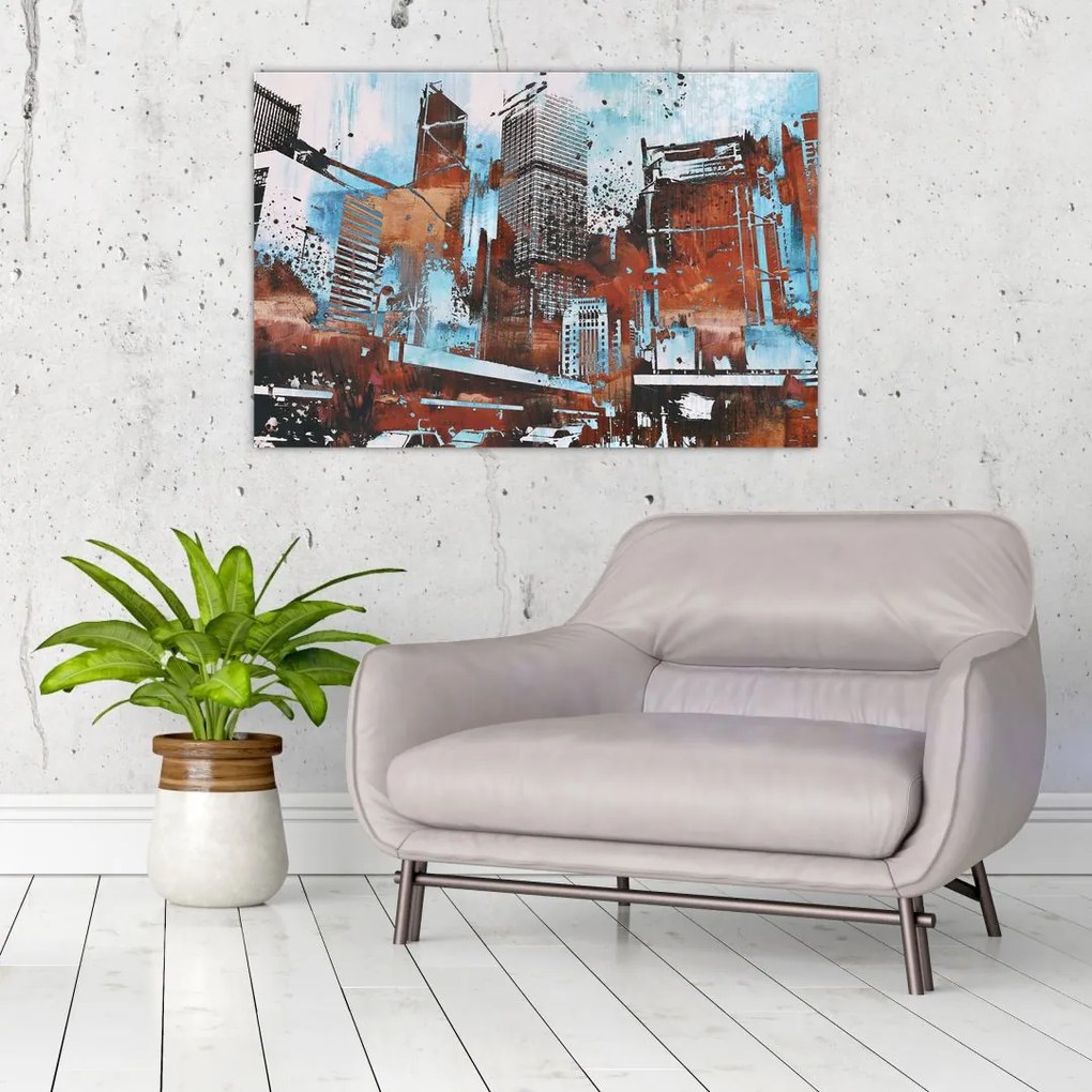 Tablou - Zgârie-nori (90x60 cm)