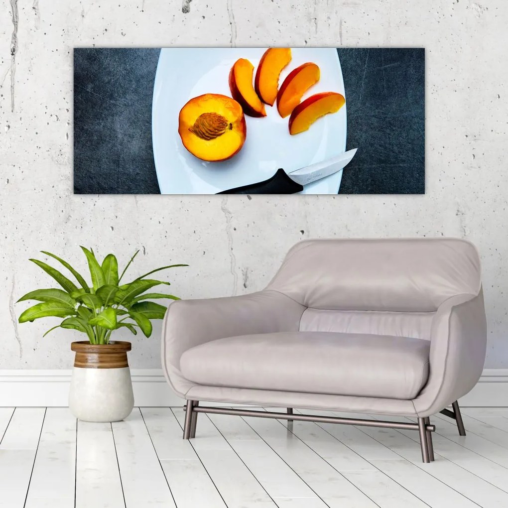 Tabloul cu piersică (120x50 cm)