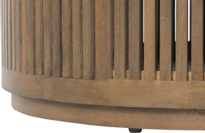 Masuta de cafea din lemn de mango, 76X76X46 cm, " Bondo "