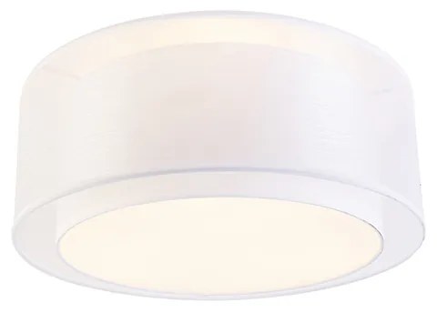 Plafoniera moderna alba 50 cm 3 lumini - Drum Duo