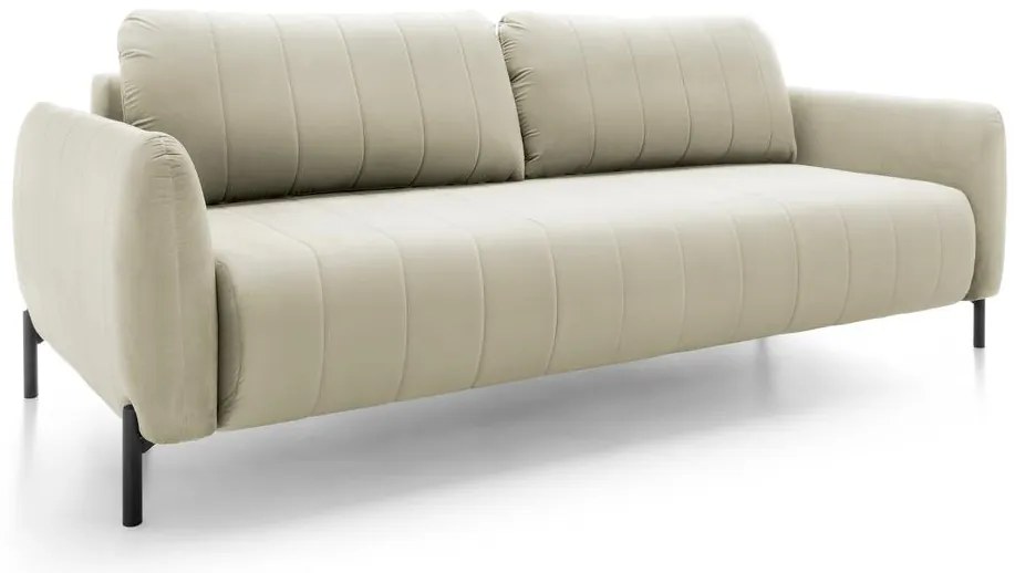 Canapea trei locuri Newbie (crem + negru). 1099246