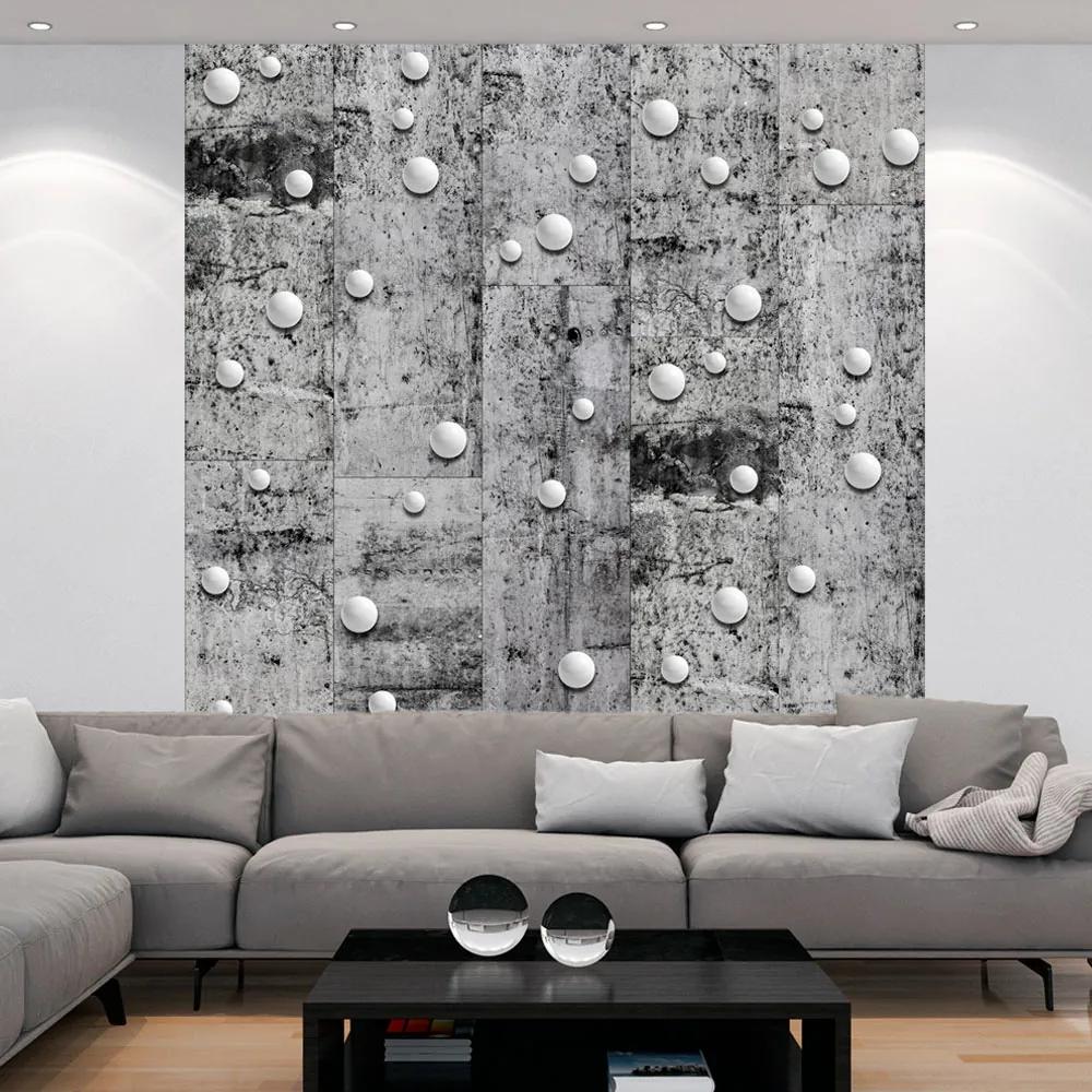 Tapet Bimago - Pearls on Concrete + Adeziv gratuit rulou 50x1000 cm