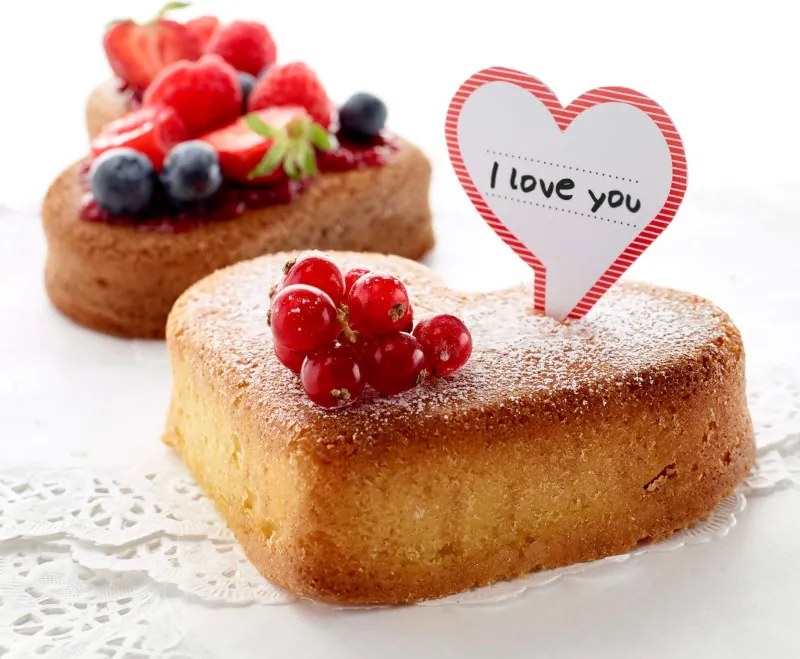 Forma de copt in forma de inima Lekue 1010173, 24,2 x 22,9 x 4,4 cm, -60°C/+220 °C, Silicon platinat, Rosu