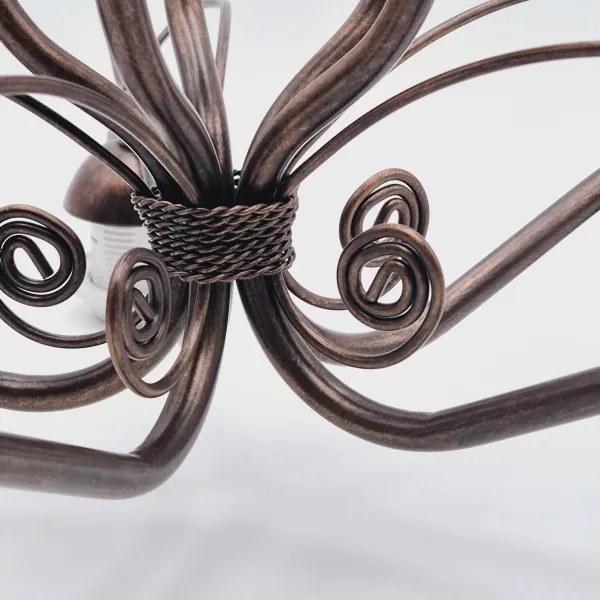 Candelabru cu lanț RETRO II 5xE27/60W/230V bronz patinat